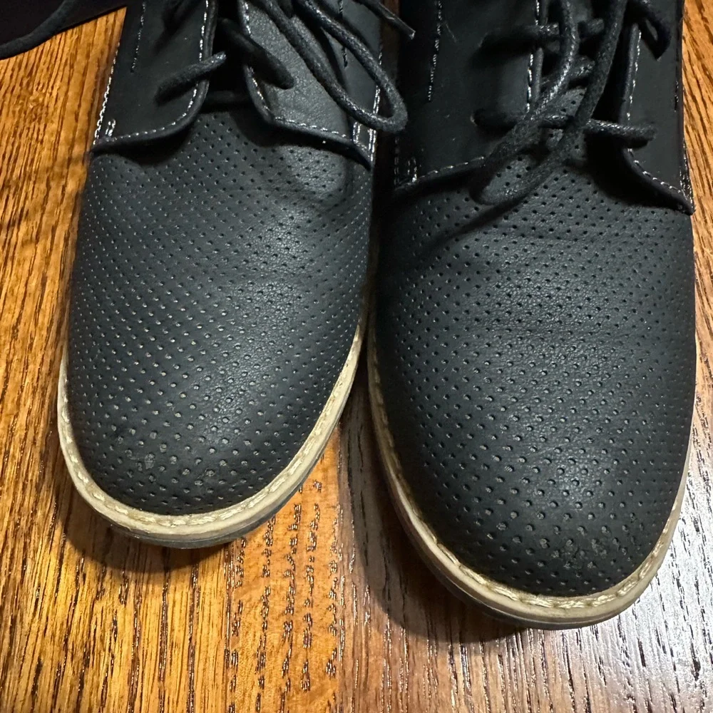 Ashford Hayes Black Kids Dress Shoes